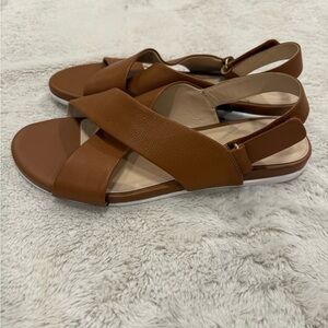 Cole Haan Grand Ambition Slingback Leather Sandals Size 10.5